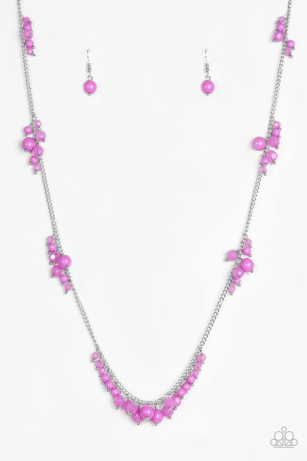 Necklaces Paparazzi Necklace Coral Reefs Purple Paparazzi Jewelry