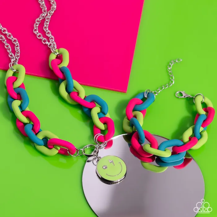 Necklaces Paparazzi Necklace Speed SMILE Green Paparazzi Jewelry Necklaces Paparazzi Necklace Speed SMILE Green Paparazzi Jewelry