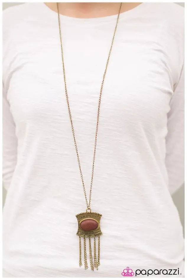Necklaces Paparazzi Necklace The Empress Red Paparazzi Jewelry