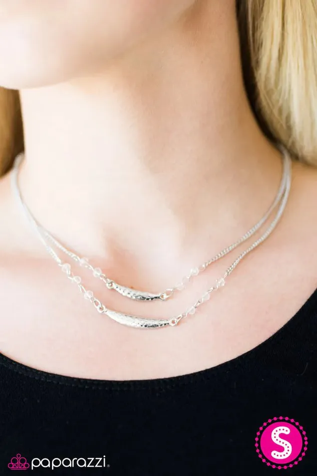 Necklaces Paparazzi Necklace Tropical Getaway White Paparazzi Jewelry