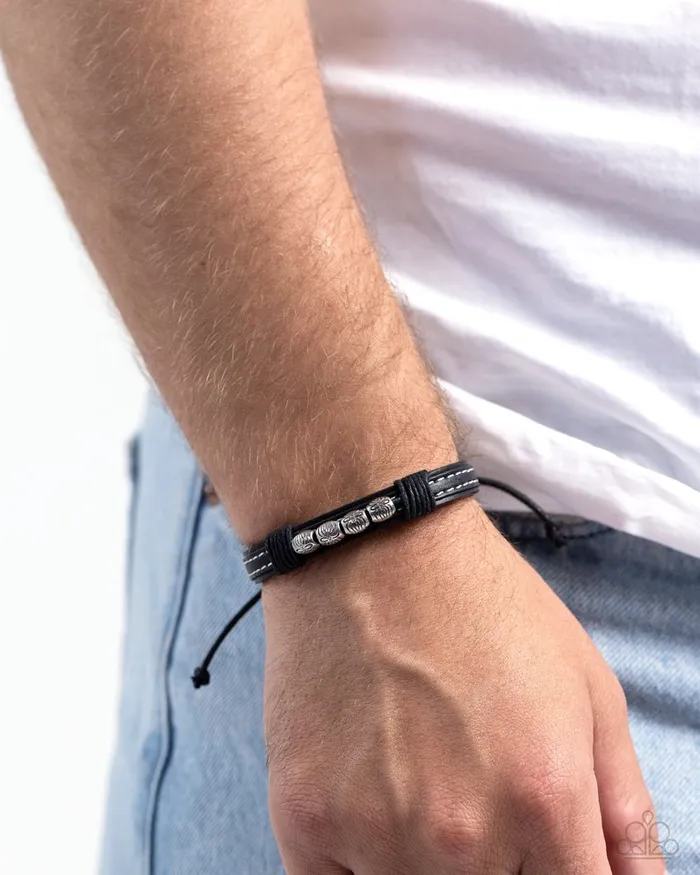 Paparazzi Bracelet Ancient Archipelago Black Paparazzi Jewelry Bracelets