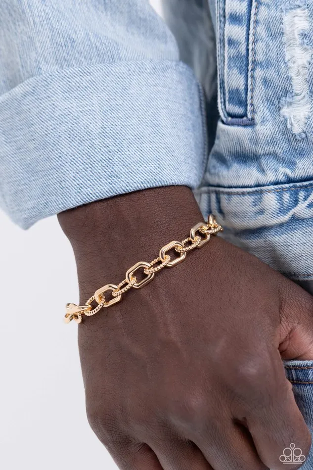 Paparazzi Bracelet Double Clutch Gold Paparazzi Jewelry Bracelets