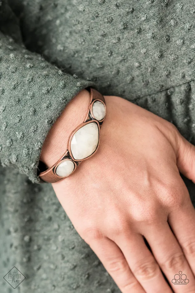 Paparazzi Bracelet Fashion Fix Jan 2021 Next Stop Olympus Copper Paparazzi Jewelry Bracelets