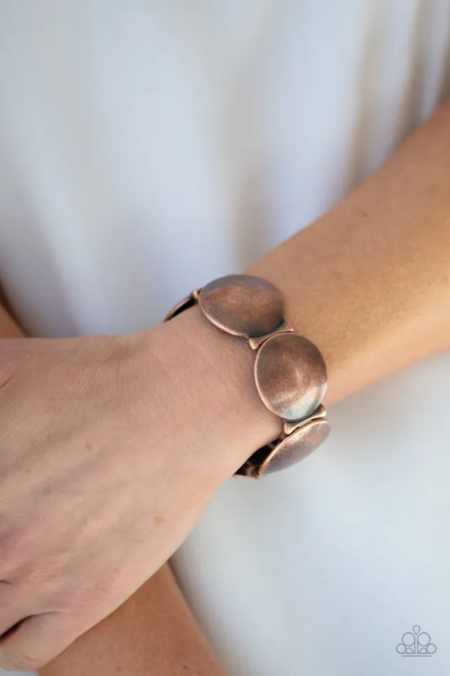Paparazzi Bracelet Going Going GONG Copper Paparazzi Jewelry Bracelets