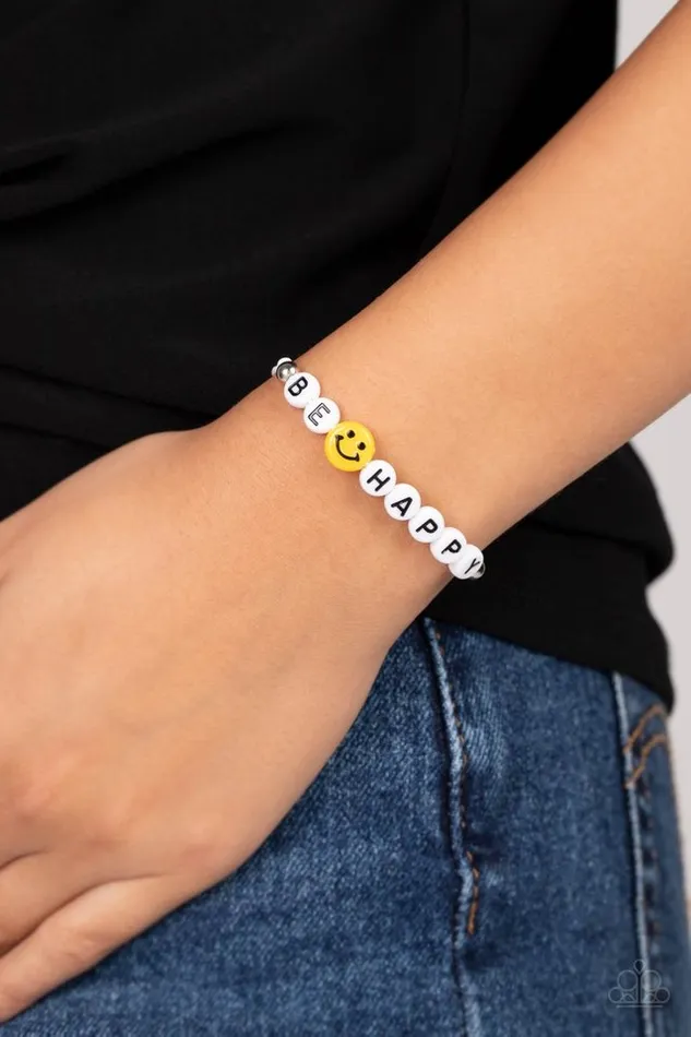 Paparazzi Bracelet I Love Your Smile White Paparazzi Jewelry Bracelets