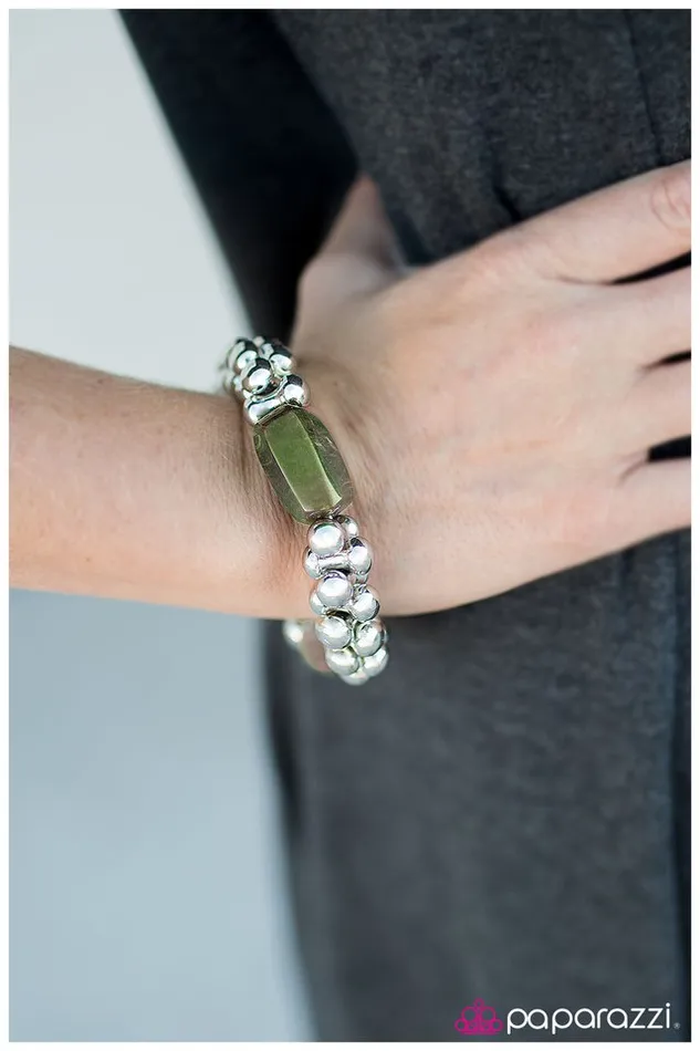 Paparazzi Bracelet Jinx Green Paparazzi Jewelry Bracelets