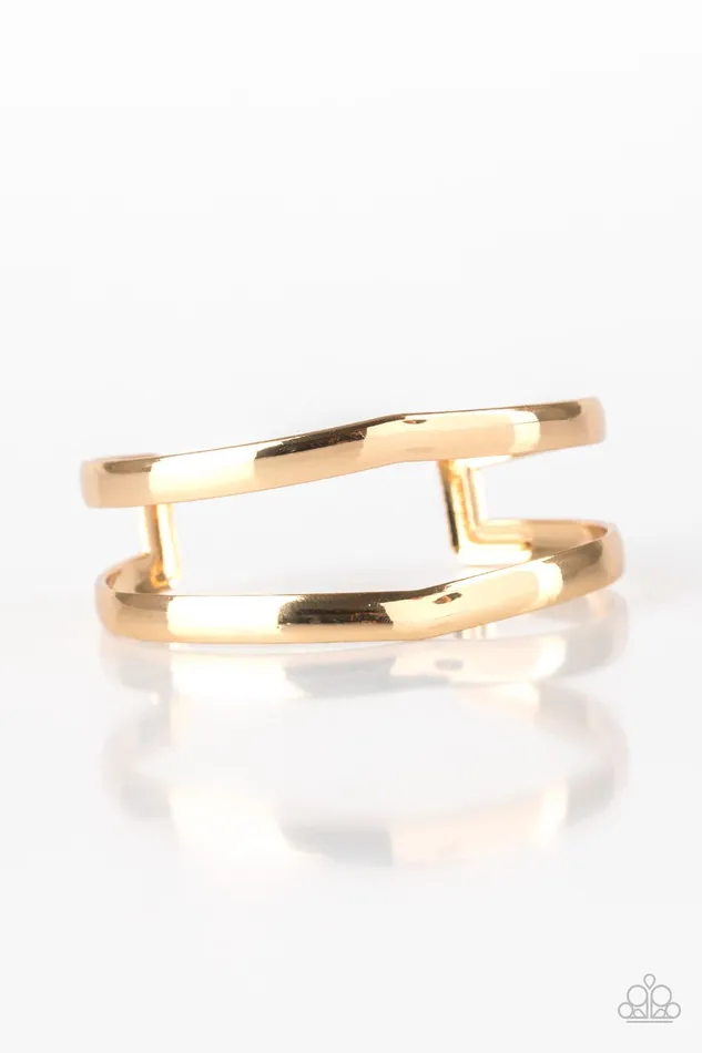 Paparazzi Bracelet Palm Trees and Pyramids Gold Paparazzi Jewelry Bracelets
