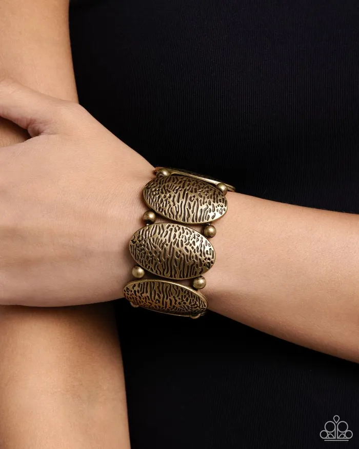 Paparazzi Bracelet River Realm Brass Paparazzi Jewelry Bracelets