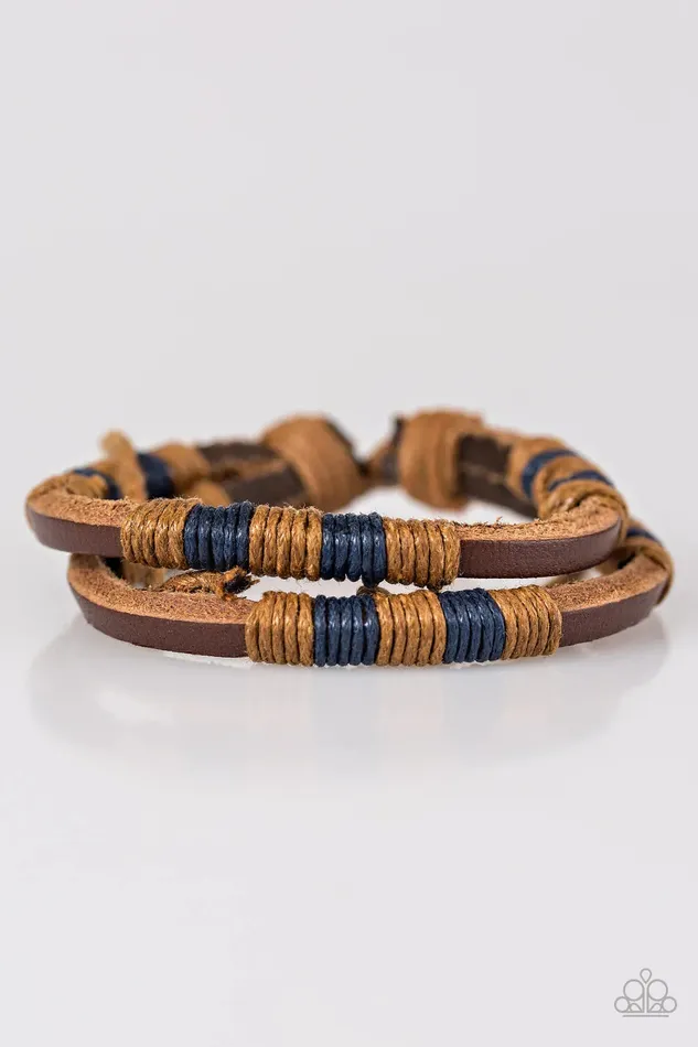 Paparazzi Bracelet Road Tour Blue Paparazzi Jewelry Bracelets