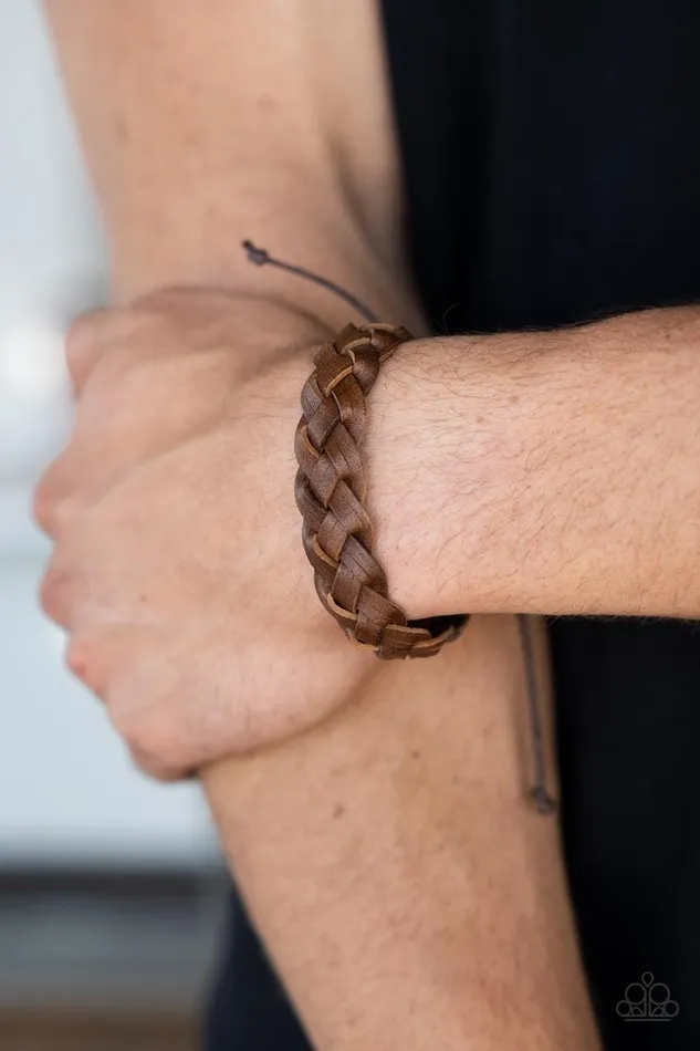 Paparazzi Bracelet SoCal Summer Brown Paparazzi Jewelry Bracelets