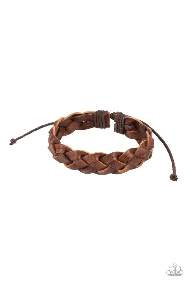 Paparazzi Bracelet SoCal Summer Brown Paparazzi Jewelry Bracelets