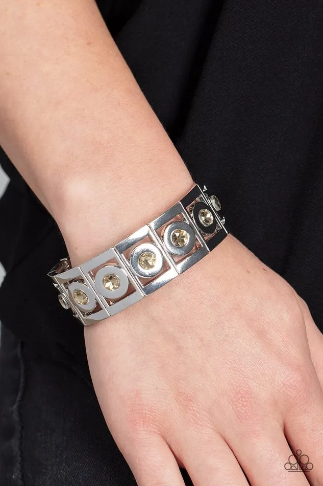 Paparazzi Bracelet Stretch of Drama Brown Paparazzi Jewelry Bracelets