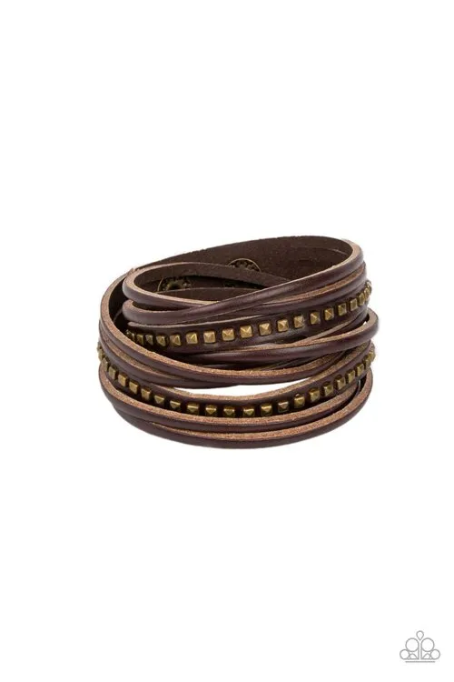 Paparazzi Bracelet Studded Sensation Brass Paparazzi Jewelry Bracelets Paparazzi Bracelet Studded Sensation Brass Paparazzi Jewelry Bracelets