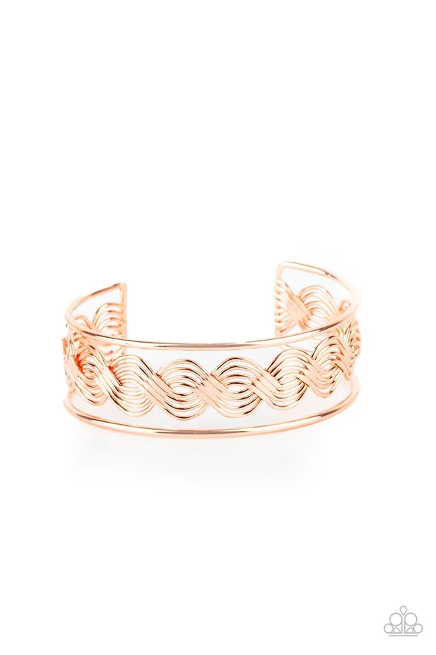 Paparazzi Bracelet WEAVE An Impression Copper Paparazzi Jewelry Bracelets Paparazzi Bracelet WEAVE An Impression Copper Paparazzi Jewelry Bracelets