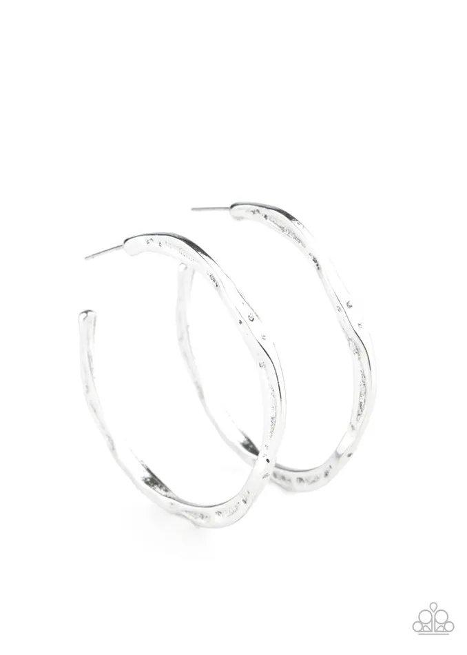 Paparazzi Earring Asymmetrical Attitude Silver Paparazzi Jewelry Earrings Paparazzi Earring Asymmetrical Attitude Silver Paparazzi Jewelry Earrings