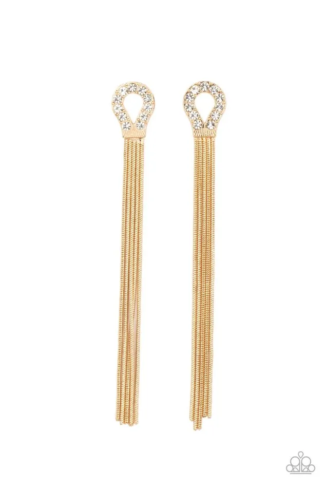 Paparazzi Earring Dallas Debutante Gold Paparazzi Jewelry Earrings Paparazzi Earring Dallas Debutante Gold Paparazzi Jewelry Earrings