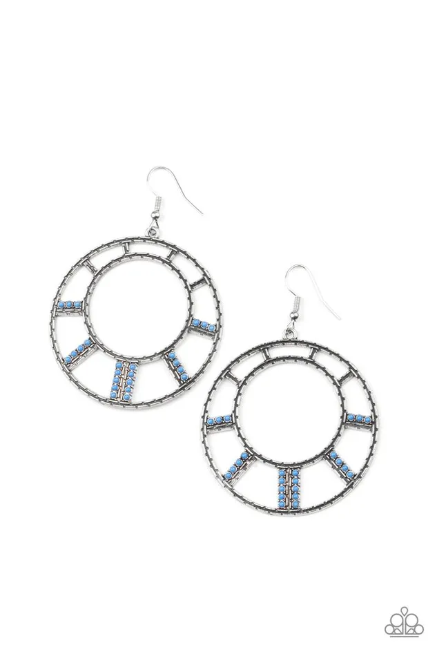 Paparazzi Earring Fleek Fortress Blue Paparazzi Jewelry Earrings Paparazzi Earring Fleek Fortress Blue Paparazzi Jewelry Earrings