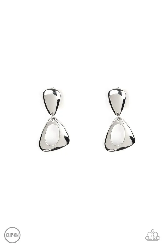 Paparazzi Earring Going for BROKER Silver Paparazzi Jewelry Earrings Paparazzi Earring Going for BROKER Silver Paparazzi Jewelry Earrings