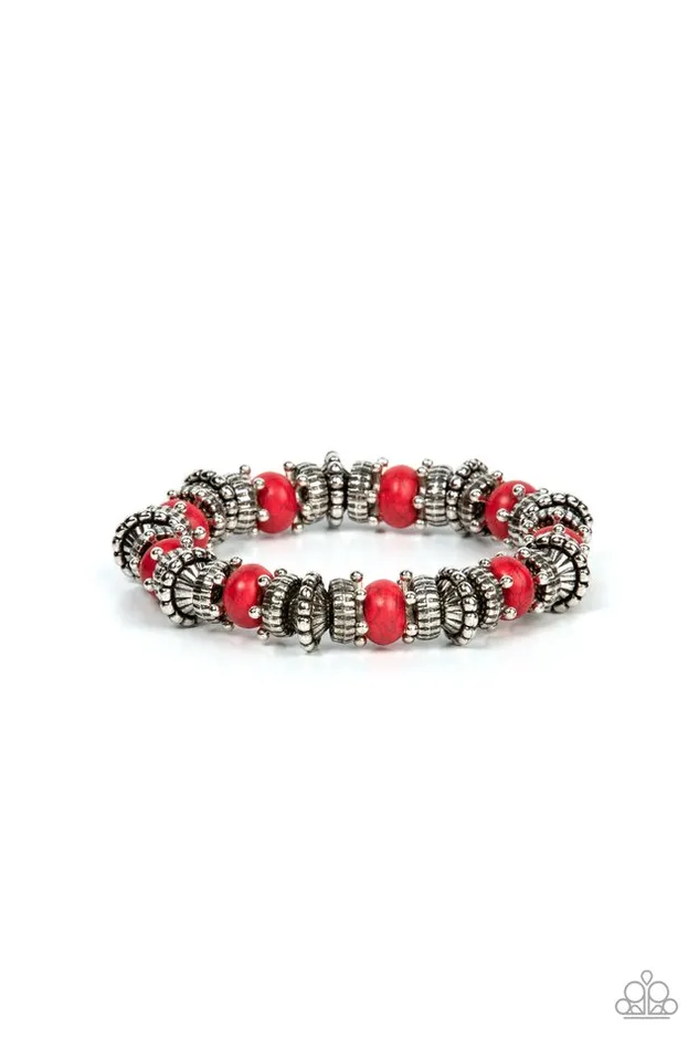 Paparazzi Jewelry Bracelets Paparazzi Bracelet Canyon Crusher Red Paparazzi Jewelry Bracelets Paparazzi Bracelet Canyon Crusher Red