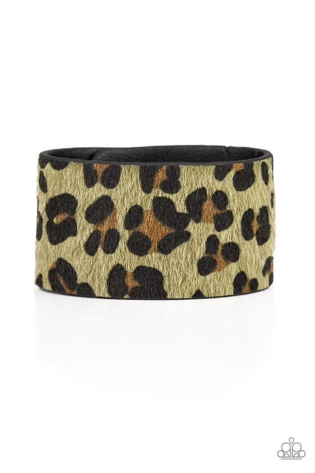 Paparazzi Jewelry Bracelets Paparazzi Bracelet Cheetah Cabana Green