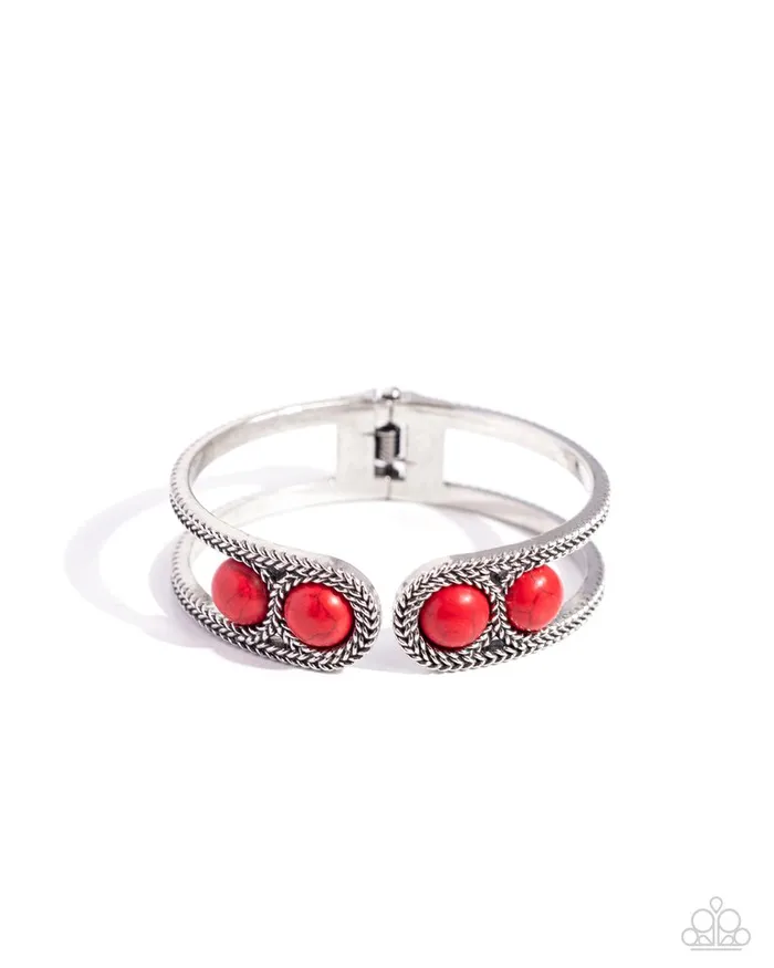 Paparazzi Jewelry Bracelets Paparazzi Bracelet Desert Myth Red Paparazzi Jewelry Bracelets Paparazzi Bracelet Desert Myth Red