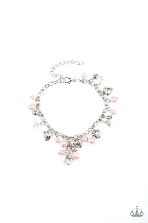 Paparazzi Jewelry Bracelets Paparazzi Bracelet Heart Haven Pink