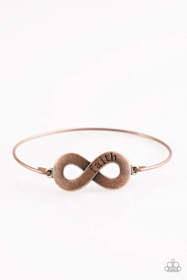 Paparazzi Jewelry Bracelets Paparazzi Bracelet Keep The Faith Copper