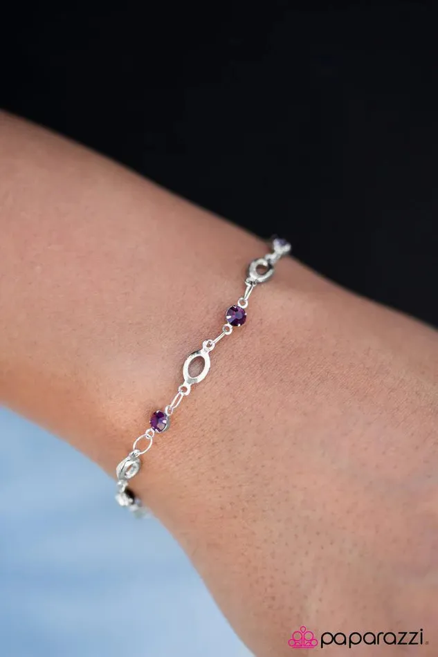 Paparazzi Jewelry Bracelets Paparazzi Bracelet Love Dont Cost A Thing Purple