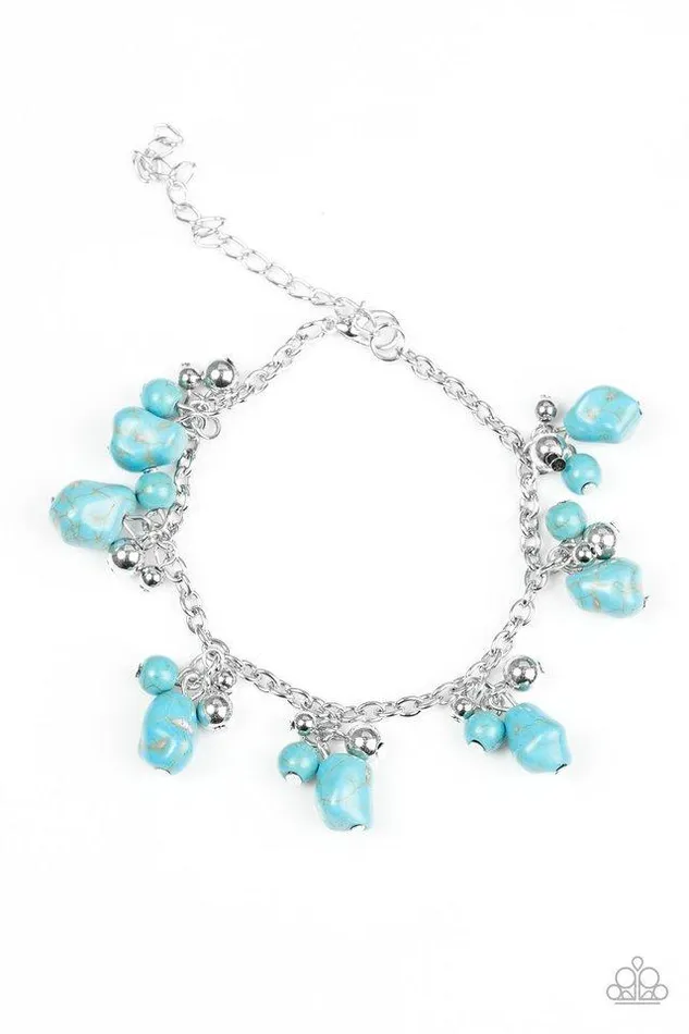 Paparazzi Jewelry Bracelets Paparazzi Bracelet Mountain Mamba Blue Paparazzi Jewelry Bracelets Paparazzi Bracelet Mountain Mamba Blue