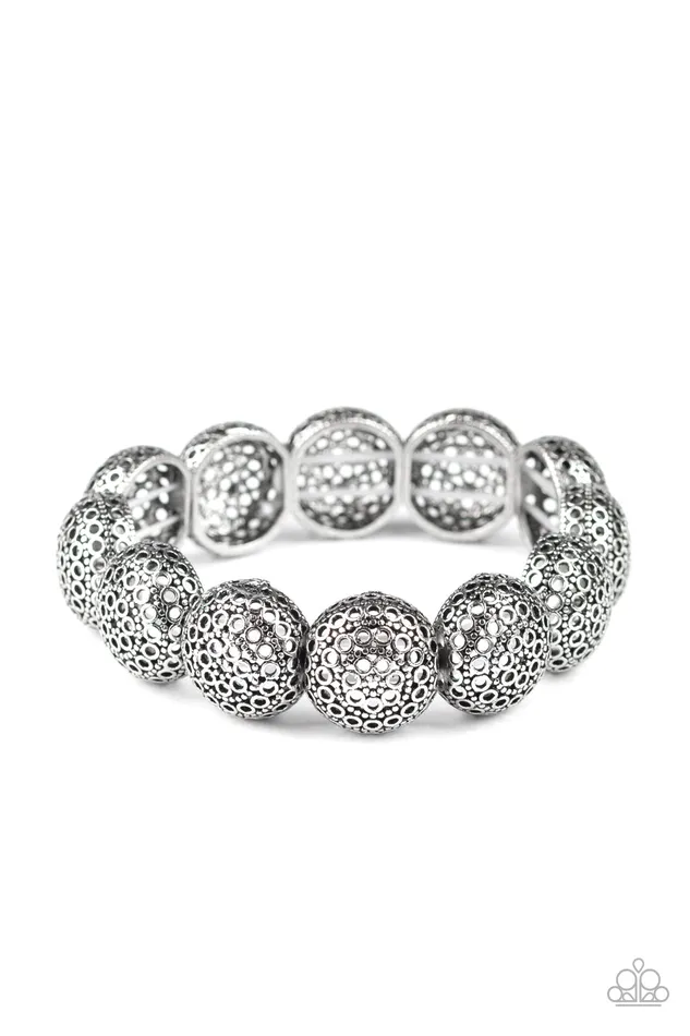 Paparazzi Jewelry Bracelets Paparazzi Bracelet Obviously Ornate Silver