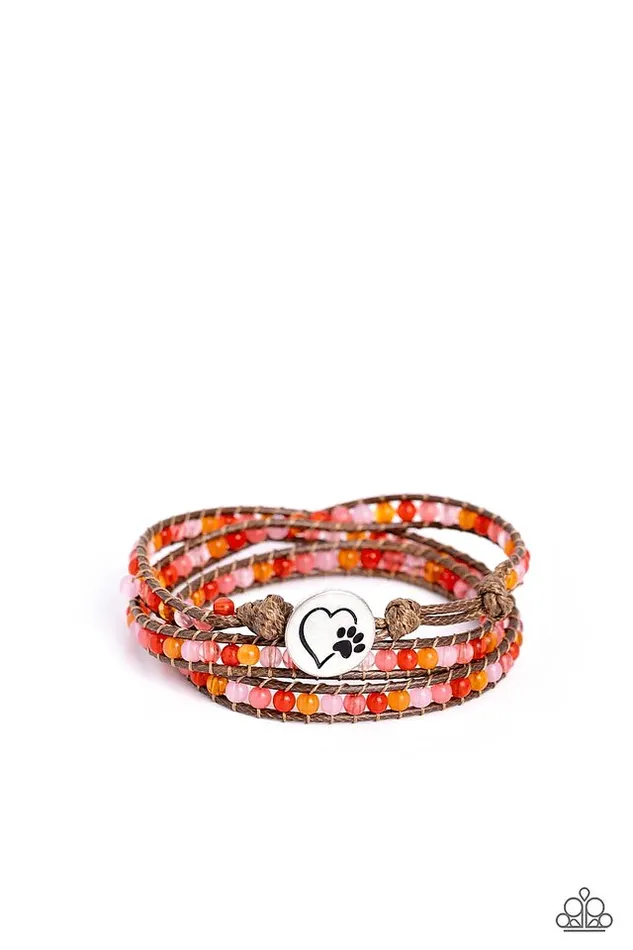 Paparazzi Jewelry Bracelets Paparazzi Bracelet PAWsitive Thinking Orange Paparazzi Jewelry Bracelets Paparazzi Bracelet PAWsitive Thinking Orange