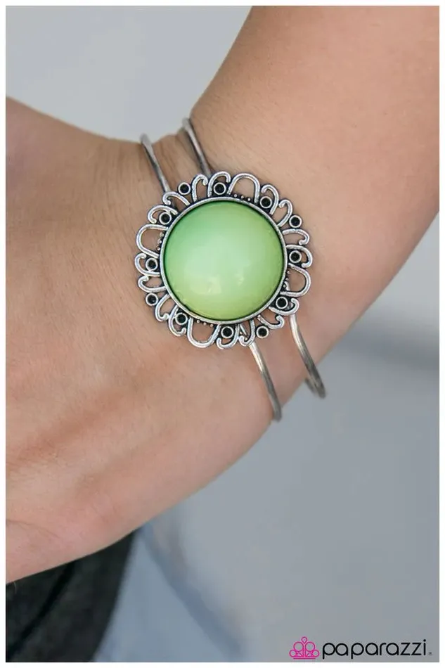 Paparazzi Jewelry Bracelets Paparazzi Bracelet Pie In The Sky Green