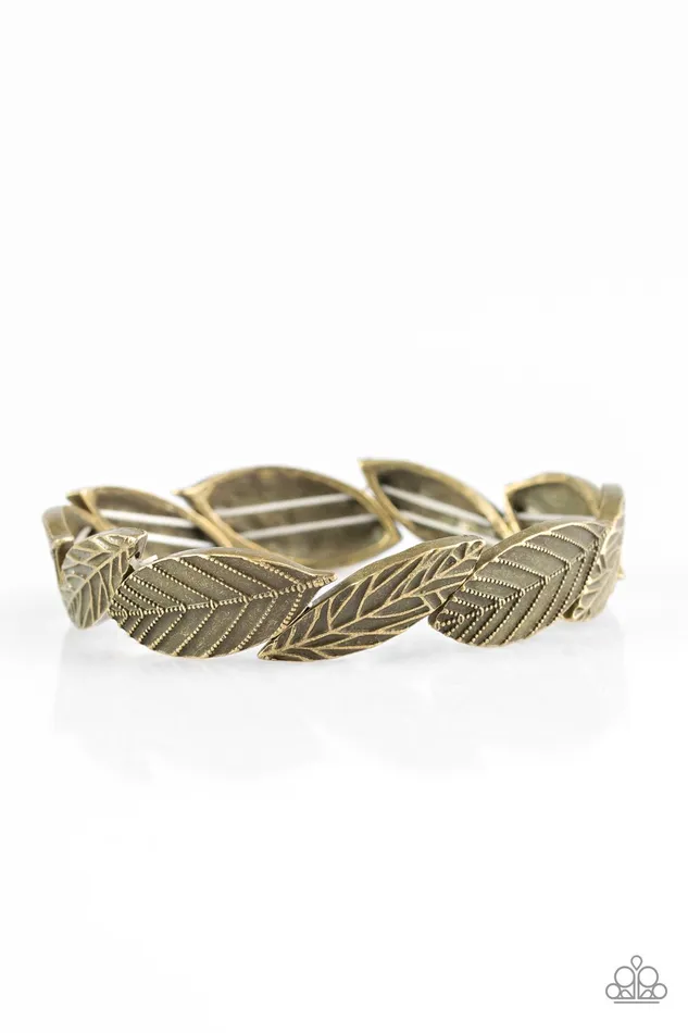Paparazzi Jewelry Bracelets Paparazzi Bracelet Popular BeLEAF Brass