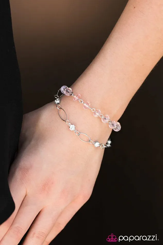 Paparazzi Jewelry Bracelets Paparazzi Bracelet Rich Beyond Your GLITZYest Dreams Pink Paparazzi Jewelry Bracelets Paparazzi Bracelet Rich Beyond Your GLITZYest Dreams Pink