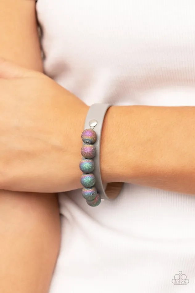Paparazzi Jewelry Bracelets Paparazzi Bracelet Saturn Safari Silver