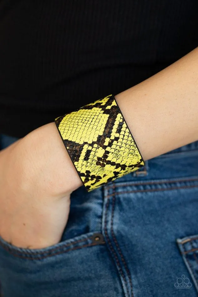 Paparazzi Jewelry Bracelets Paparazzi Bracelet The Rest Is HISStory Yellow
