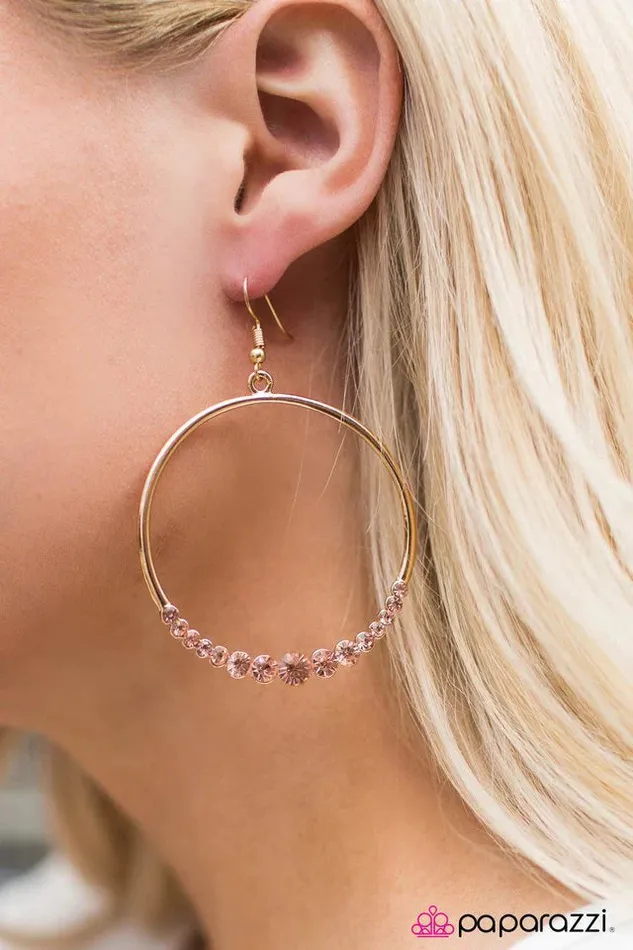 Paparazzi Jewelry Earrings Paparazzi Earring Cheers To You Gold