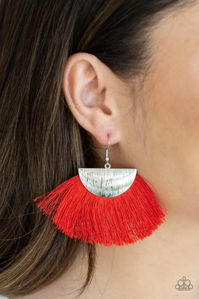Paparazzi Jewelry Earrings Paparazzi Earring Fox Trap Red Paparazzi Jewelry Earrings Paparazzi Earring Fox Trap Red