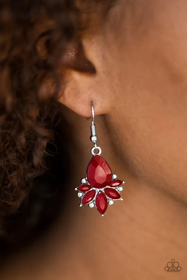 Paparazzi Jewelry Earrings Paparazzi Earring GLAM Up Red