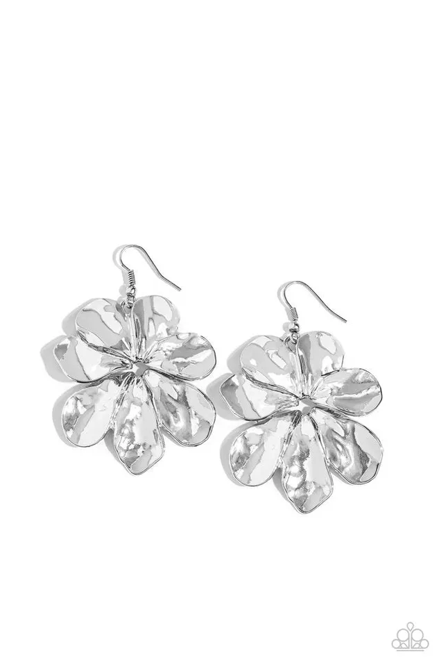Paparazzi Jewelry Earrings Paparazzi Earring Hinging Hallmark Silver
