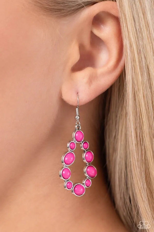 Paparazzi Jewelry Earrings Paparazzi Earring POPular Party Pink