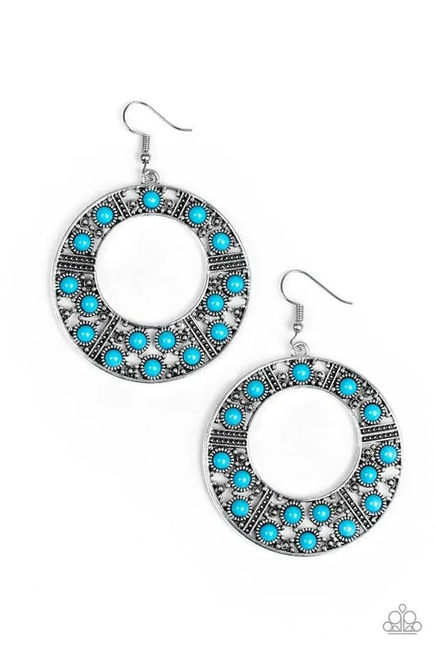 Paparazzi Jewelry Earrings Paparazzi Earring San Diego Samba Blue