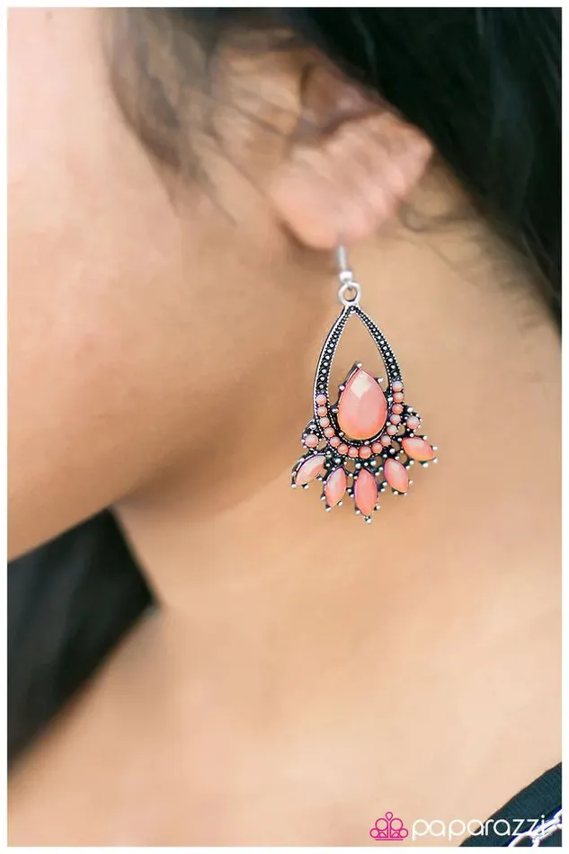 Paparazzi Jewelry Earrings Paparazzi Earring Something Borrowed Pink