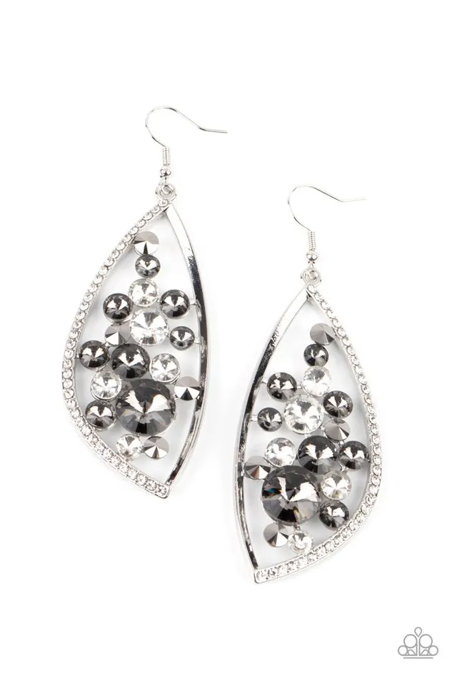 Paparazzi Jewelry Earrings Paparazzi Earring Sweetly Effervescent Silver Paparazzi Jewelry Earrings Paparazzi Earring Sweetly Effervescent Silver