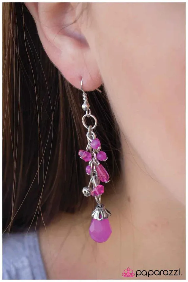 Paparazzi Jewelry Earrings Paparazzi Earring Swing Low Purple