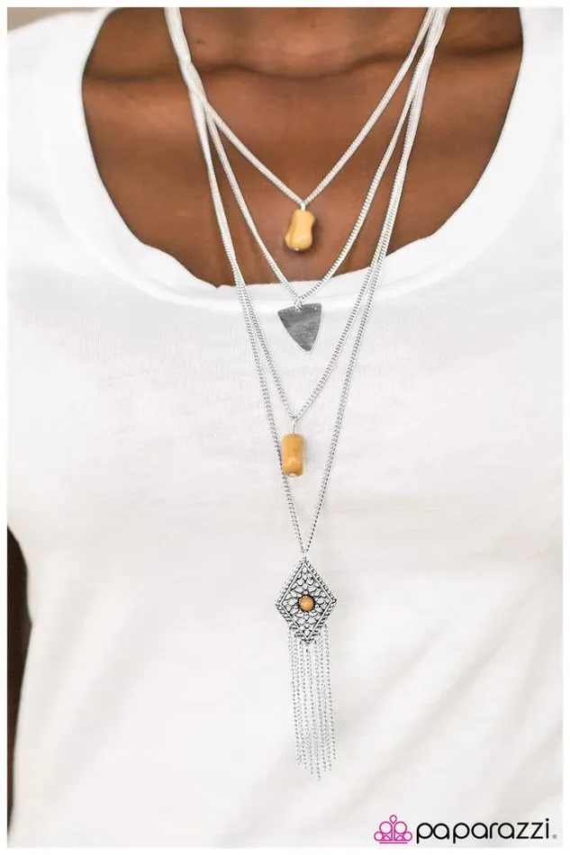 Paparazzi Jewelry Necklaces Paparazzi Necklace A Gypsy Soul Brown