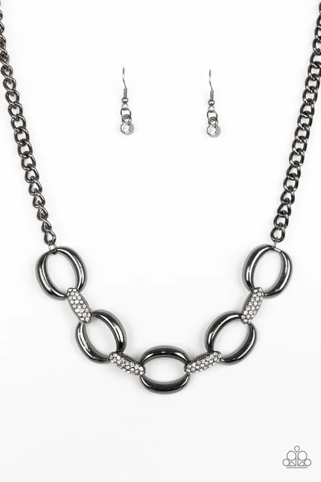 Paparazzi Jewelry Necklaces Paparazzi Necklace Boss Boulevard Black