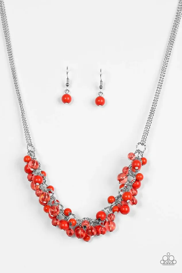 Paparazzi Jewelry Necklaces Paparazzi Necklace Boulevard Beauty Red
