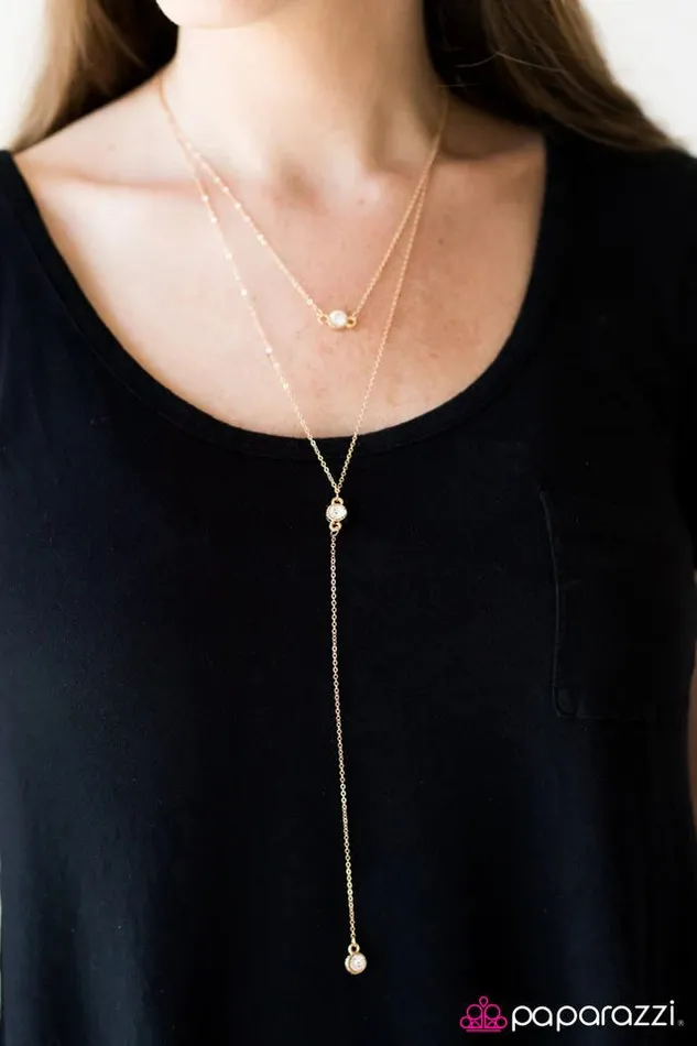 Paparazzi Jewelry Necklaces Paparazzi Necklace Catch Me If You GLAM Gold