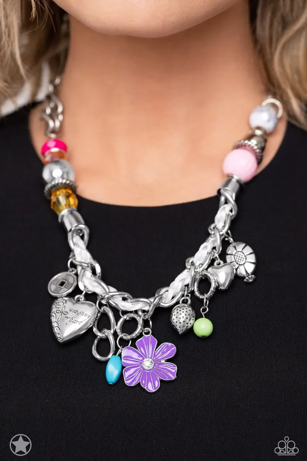 Paparazzi Jewelry Necklaces Paparazzi Necklace Charmed I Am Sure Multi